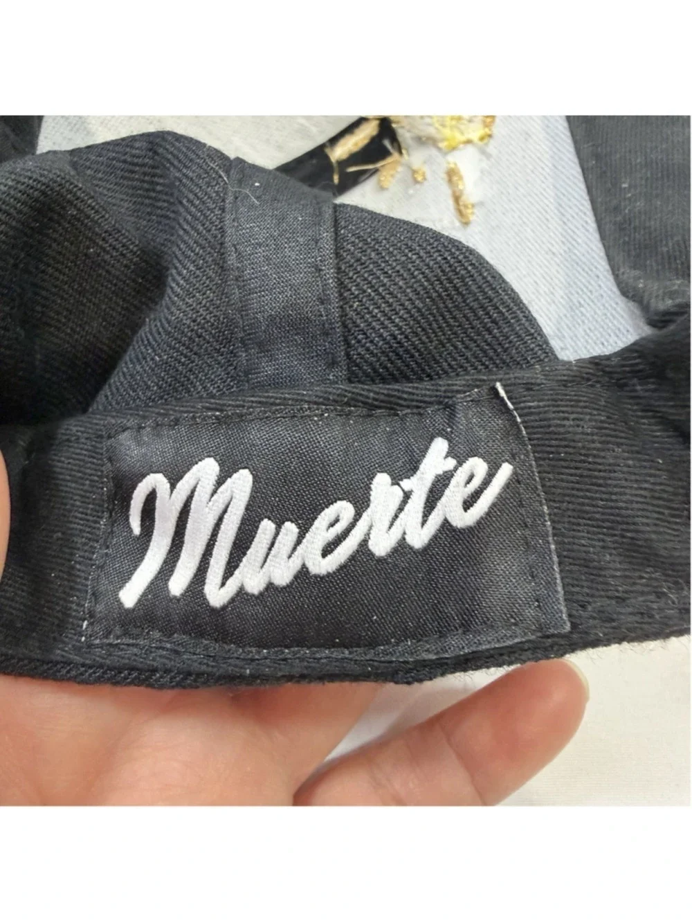 Muerte Hustle Daily Money Snapback Cap Hat Cash $ Cotton Adult Men's Black